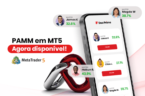 O PAMM da Doo Prime está agora disponível na MT5