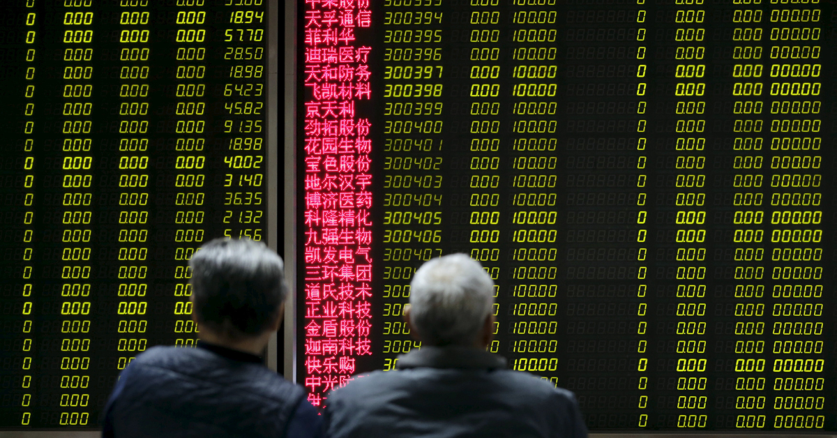 China shares hit two-year highs as trading resumed after a week-long holiday, driven by investor bets on economic stimulus.
Image Source: Reuters
