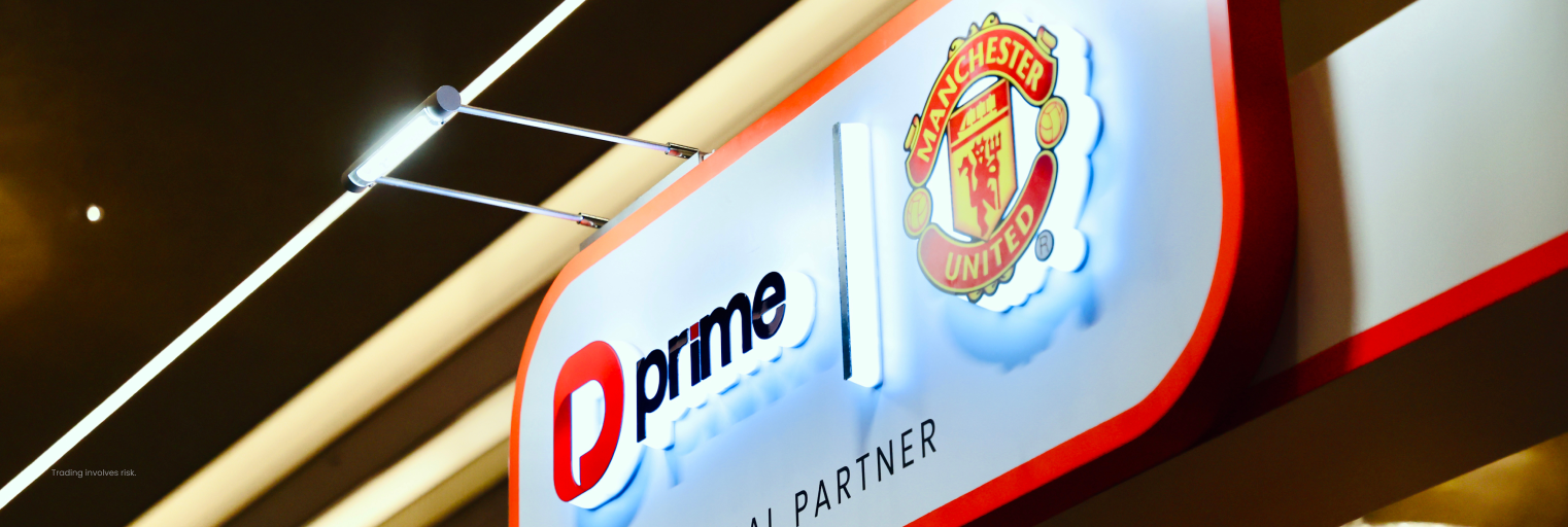 D Prime and Manchester United global partner signage at WikiEXPO Hong Kong 2026.
