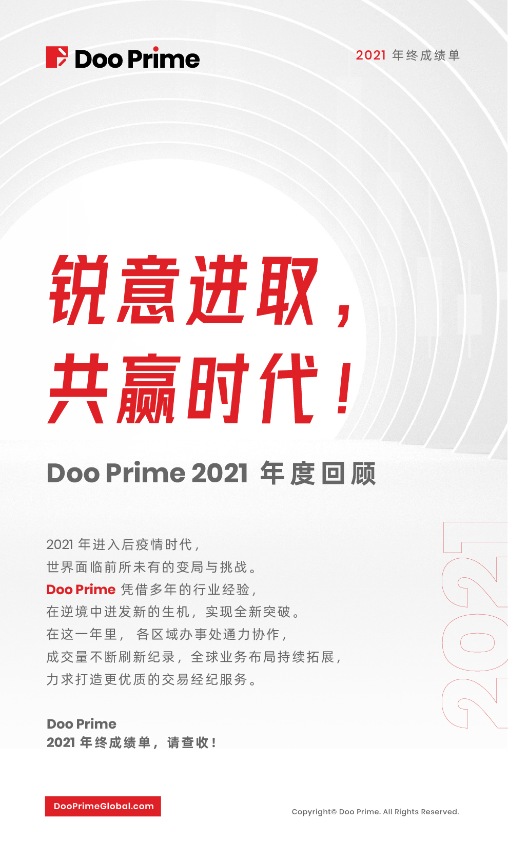 锐意进取，共赢时代！Doo Prime 2021 年度回顾 