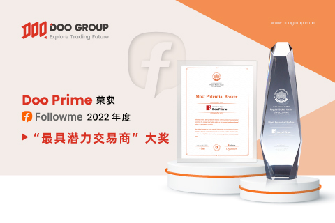 Doo Prime荣获2022上半年FOLLOWME受欢迎交易商两大奖项