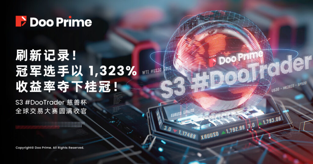 刷新记录！S3 #DooTrader 慈善杯冠军选手以 1323% 收益率夺下桂冠